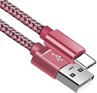 USB C Charger Cable Type C Charger Fast Charging 3A Lead Nylon Braided for Samsung Galaxy S21 S20 S10 S9 S8 A12 A20e A21s A40 A51 A70,Huawei P30 P20 P40,Google Pixel,Sony Xperia,Switch