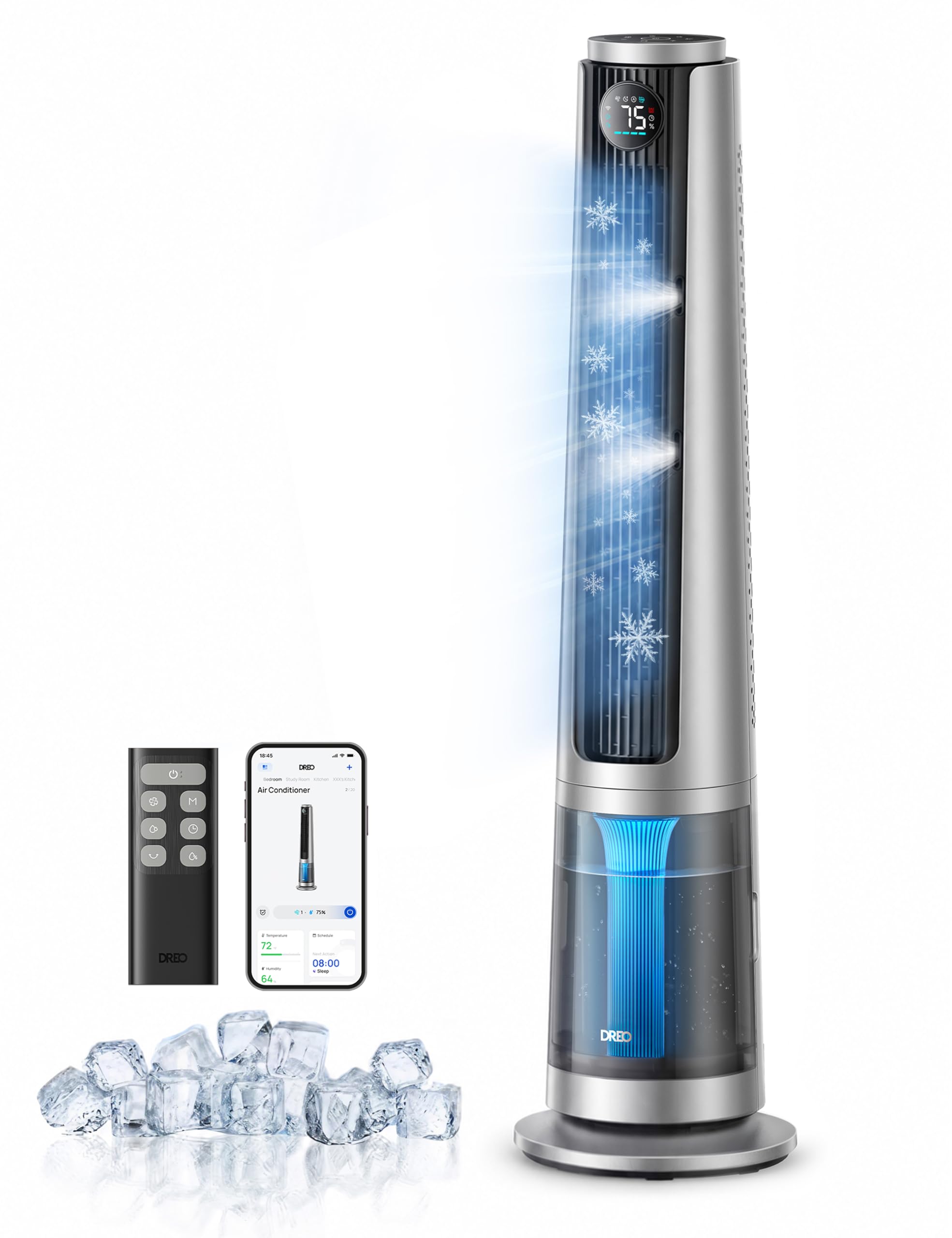 Amazon.com: DREO TurboCool Misting Fan 765S, Fans that Blow Cold