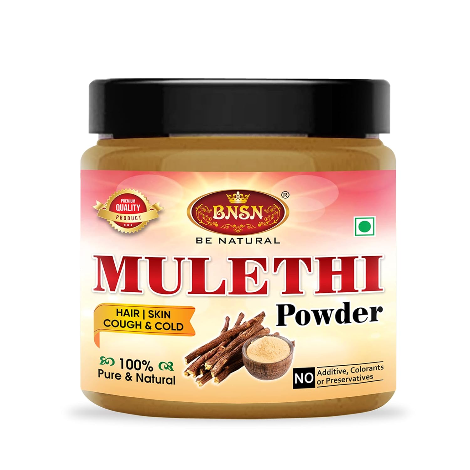 BNSN Mulethi Powder 100Gm For Face, Hair, Eating, skin and body