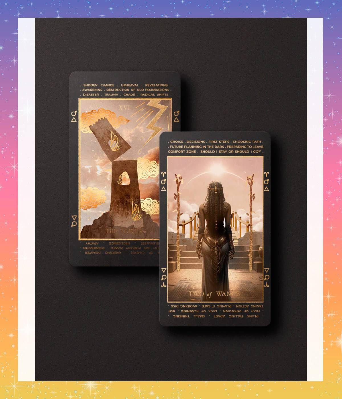 【未使用】Lucid Dreams Beginners Tarot Black ルーシッド ドリームス ビギナーズ タロット エディション4