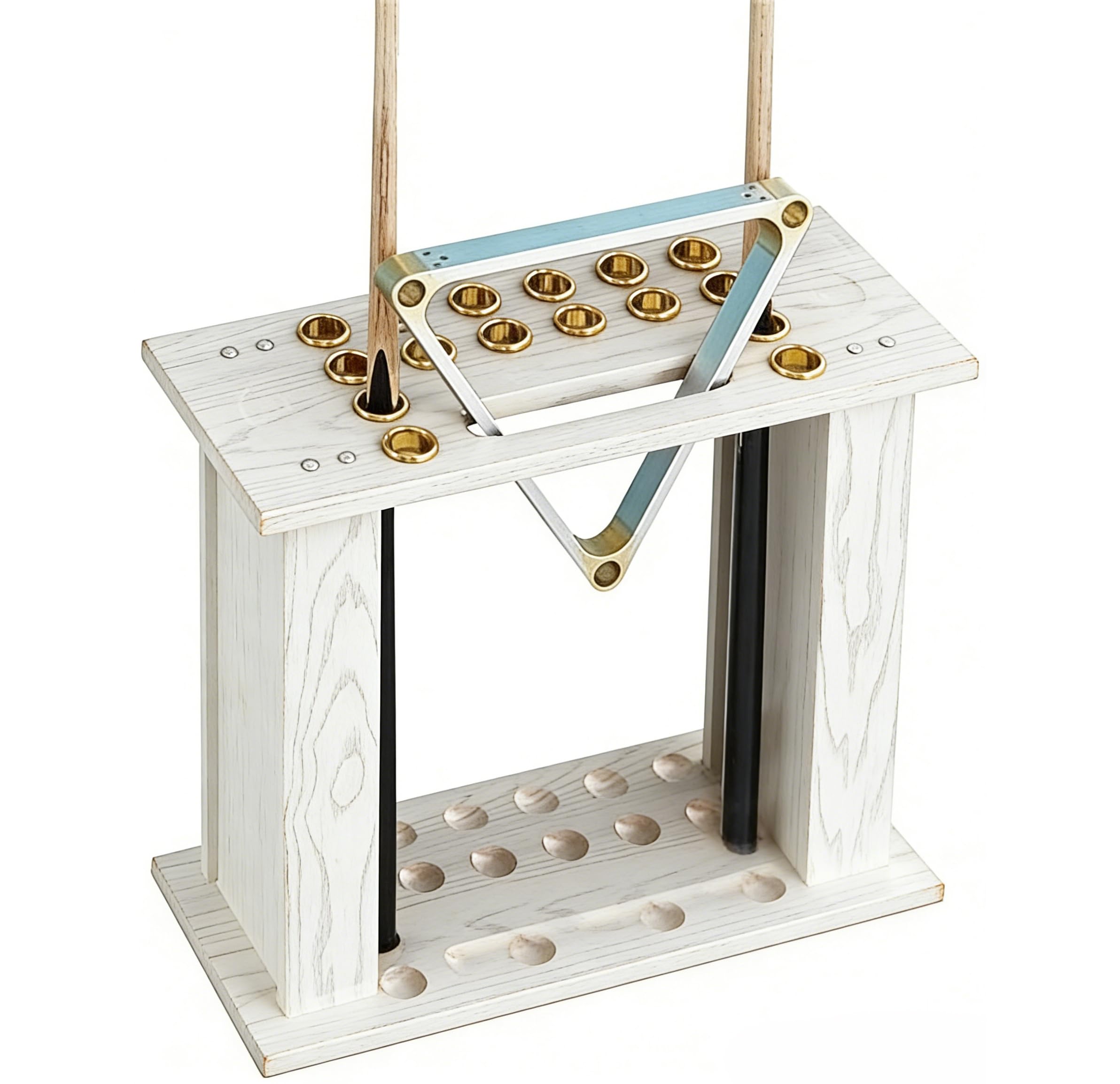 Solution de rangement durable pour queues de billard et cannes