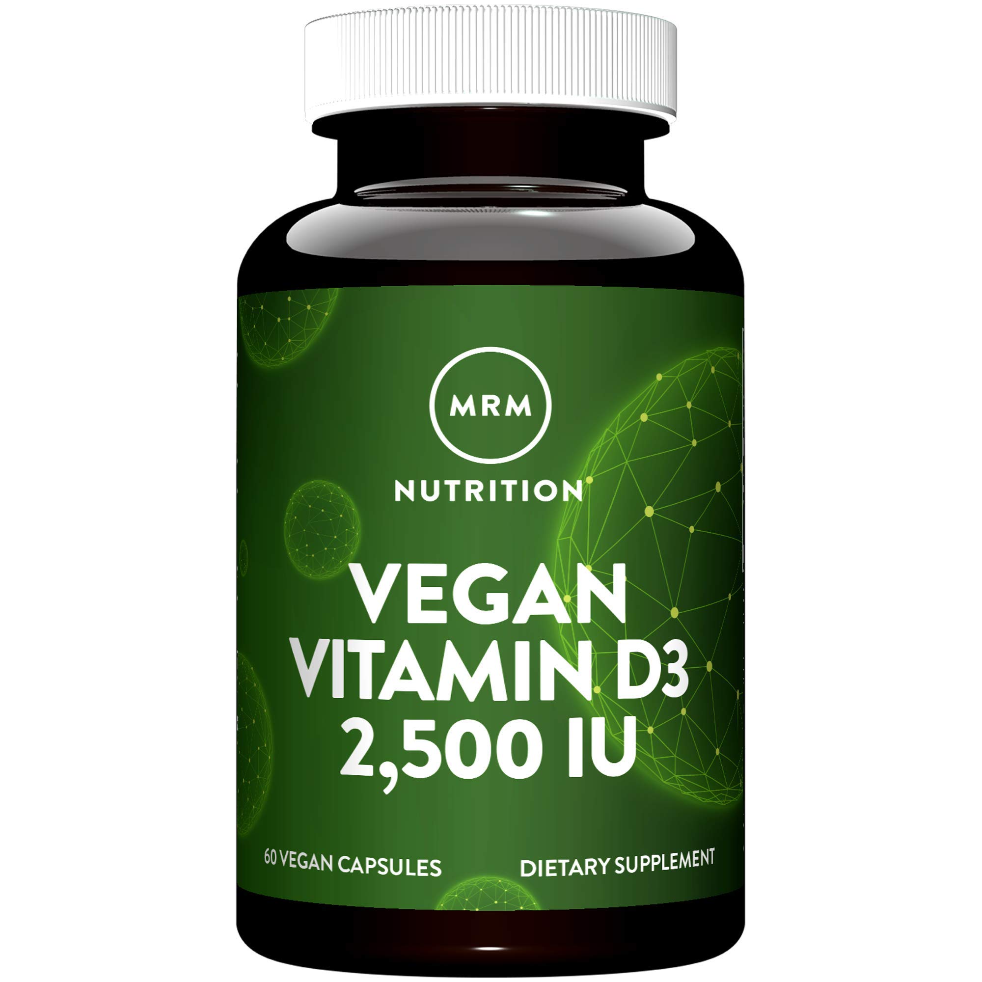 MRM Nutrition Vitamin D3 2,500 IU - for Women & Men - 60 Servings 2500 IU