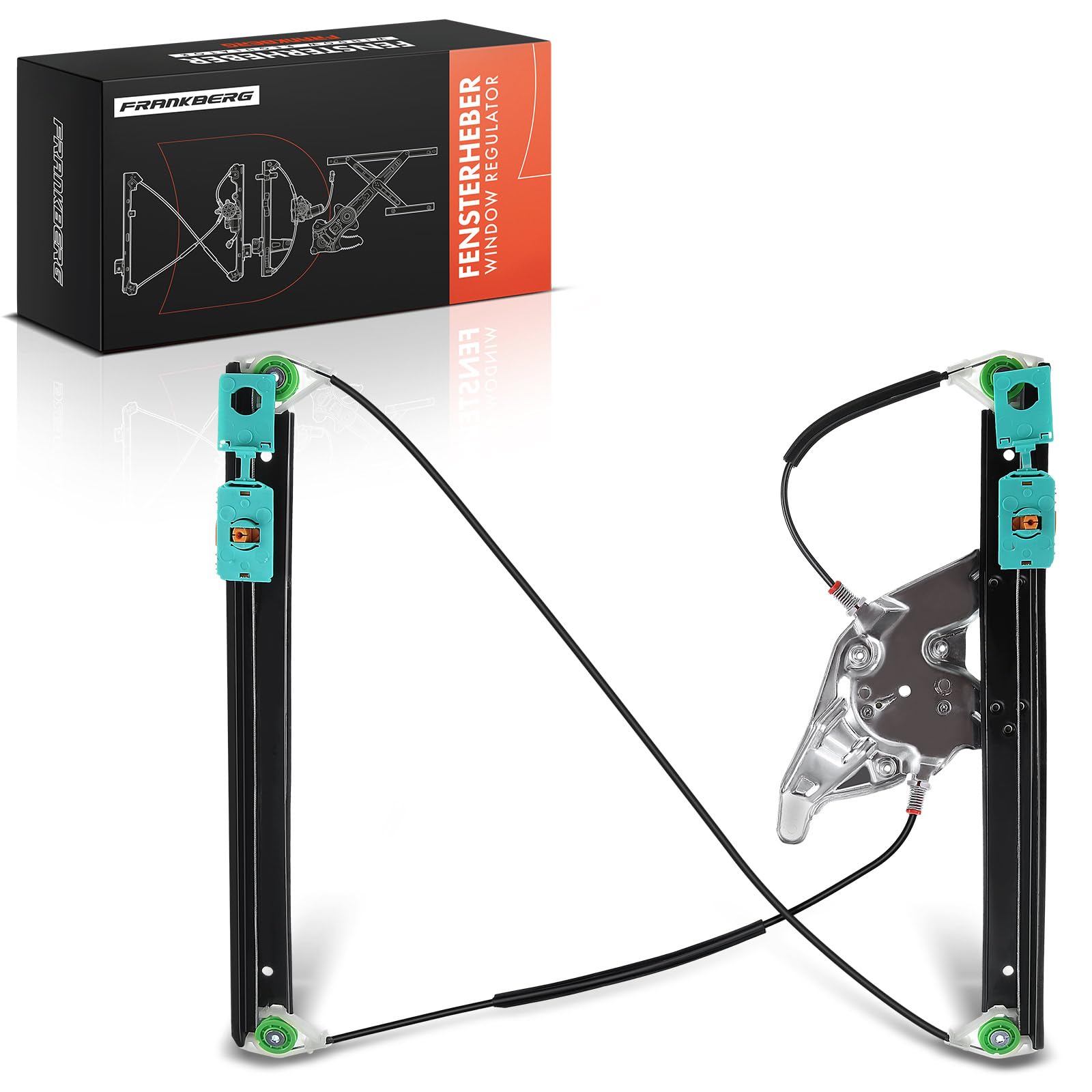 Frankberg Window Regulator Front Left Compatible with A6 4B C5 Saloon 1997-2005 A6 4B C5 Estate 1997-2005 A6 4B2 C5 Saloon 2001-2005 Allroad 4BH C5 Estate 2000-2005 Replace# 4B0837461