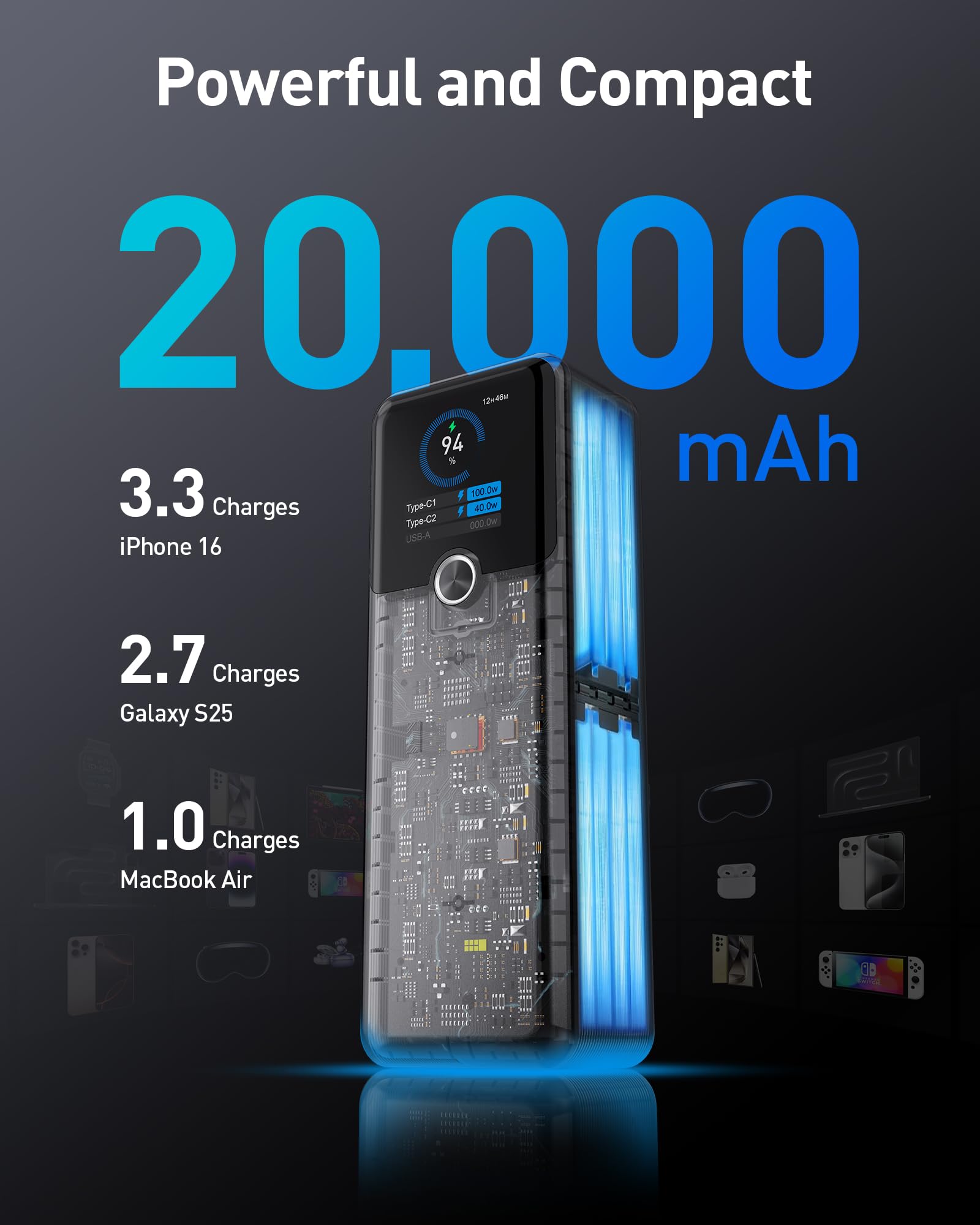 Mobile W 140 SIXTHGU Amazon.co.jp: モバイルバッテリー 140W SIXTHGU Battery High mAh (20,000 電源ユニット