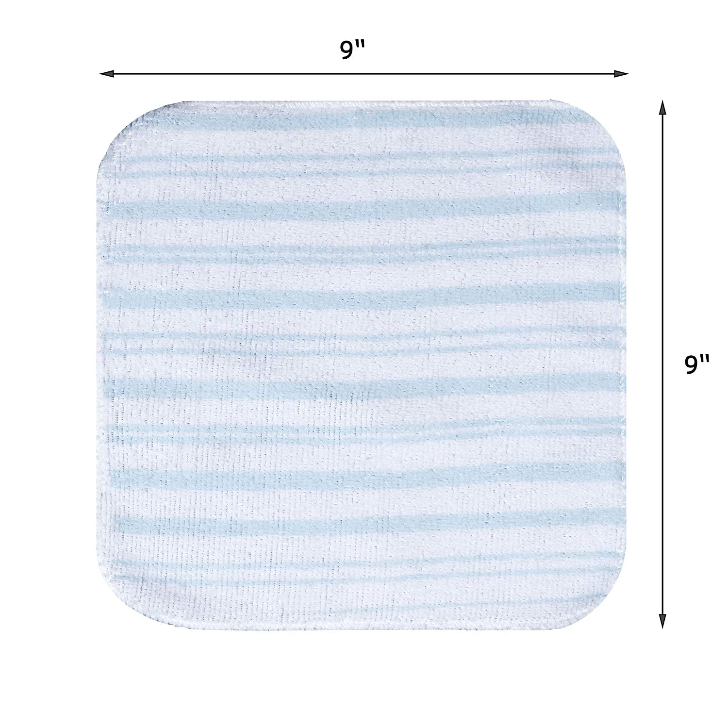 Viviland Unisex Baby 6 Piece Hooded Towel and Washcloths Gift Set for Newborn Infants, Boys & Girls Ultra Soft Absorbent Bath & Face Towel (Shark) : Baby