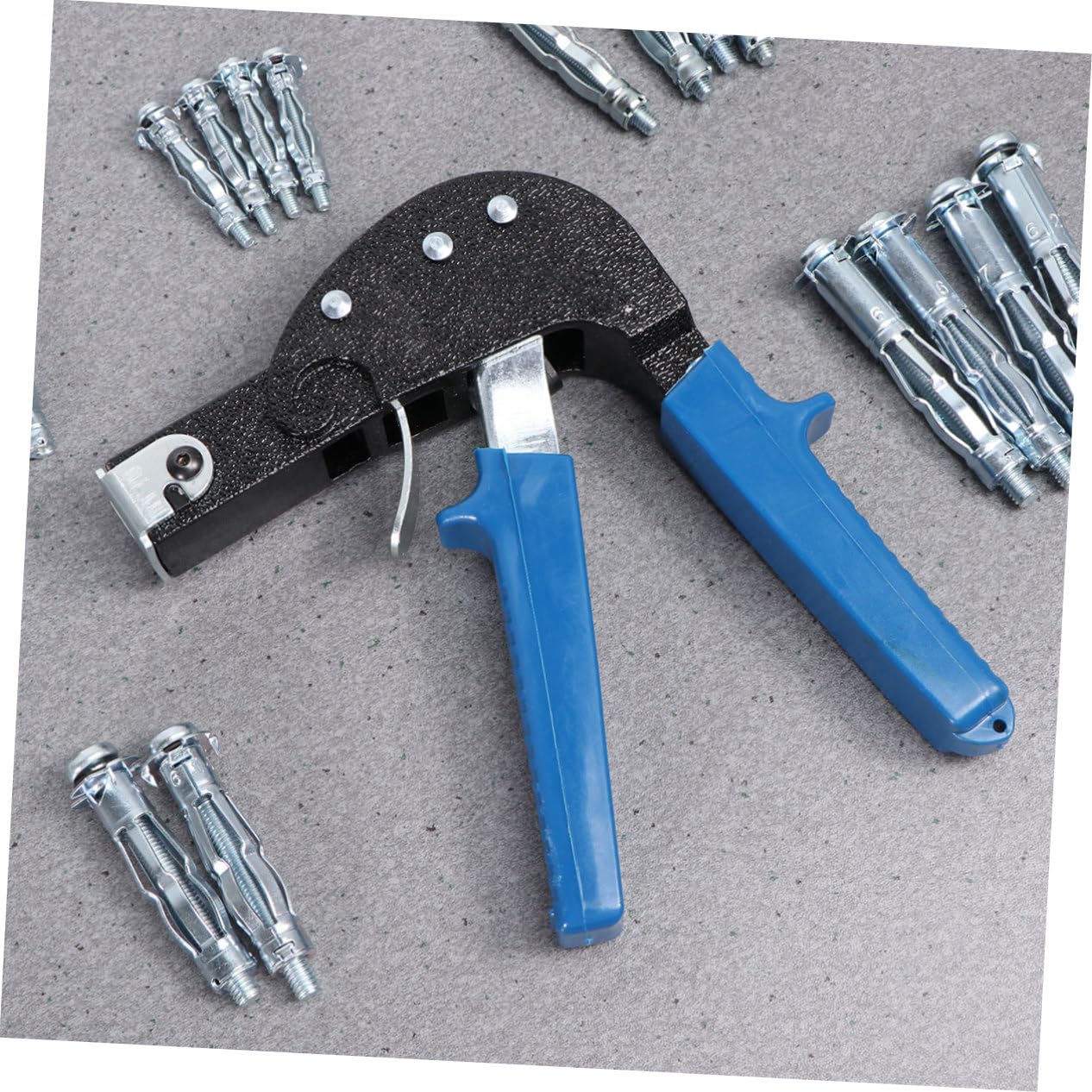 Garneck 19pcs Hollow Wall Anchor Setting Tool Kit for Plasterboard Fixing Heavy Duty Metal Cavity Anchors with Easy Installation Tool for Secure Wall Mounting