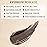 Eyebrow Stamp Stencil Kit ,Brow Stamp Trio Kit with Waterproof Eyebrow Pencil, Eyebrow Pomade, 20 Eyebrow Stencils, Dual-ended Eyebrow Brush and Sponge Applicator - Dark Brown