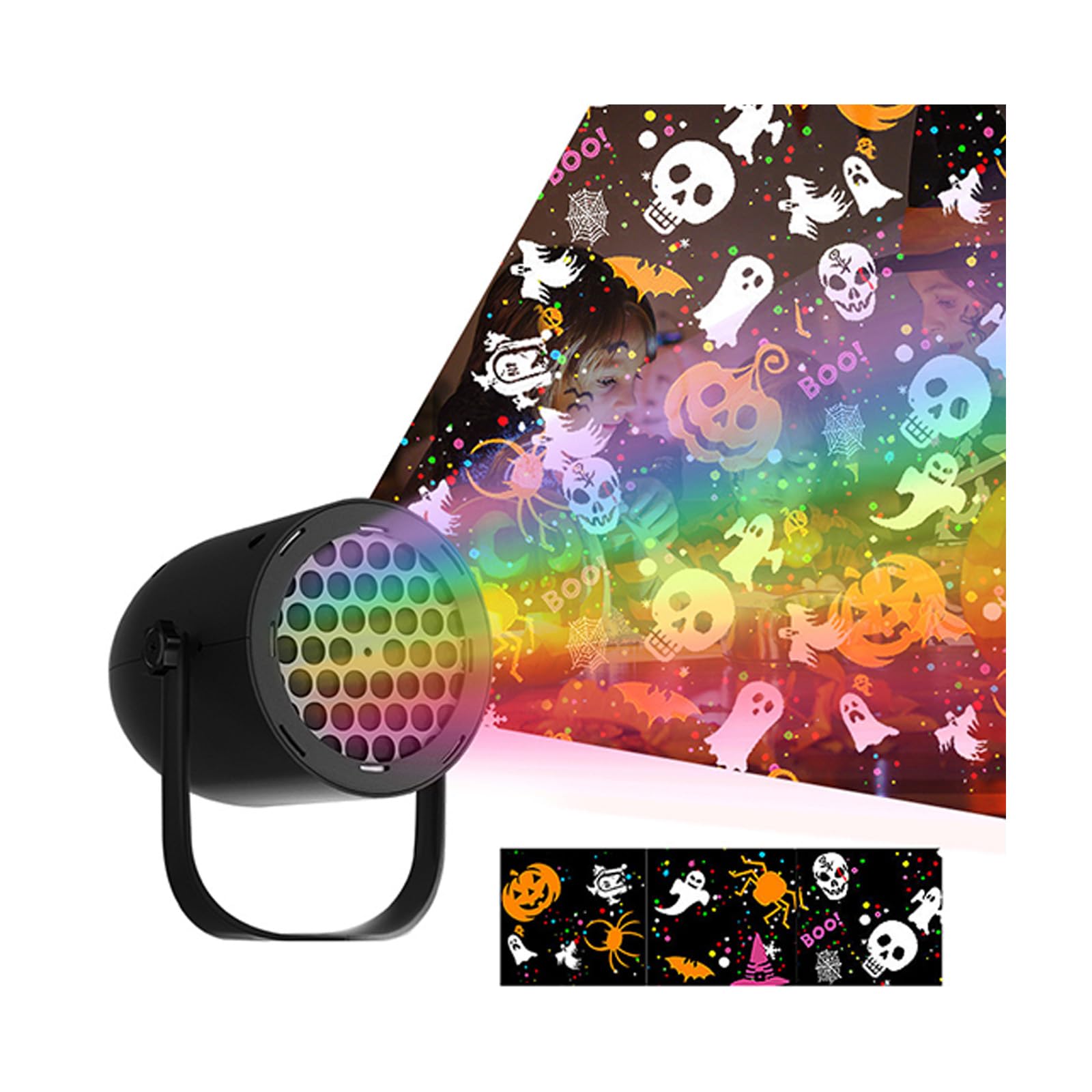 Hsioluted Festival Atmospheres USB Snowflake Projector for Projecting Patterns to Transform Spaces Into Winters Wonderland Home Light