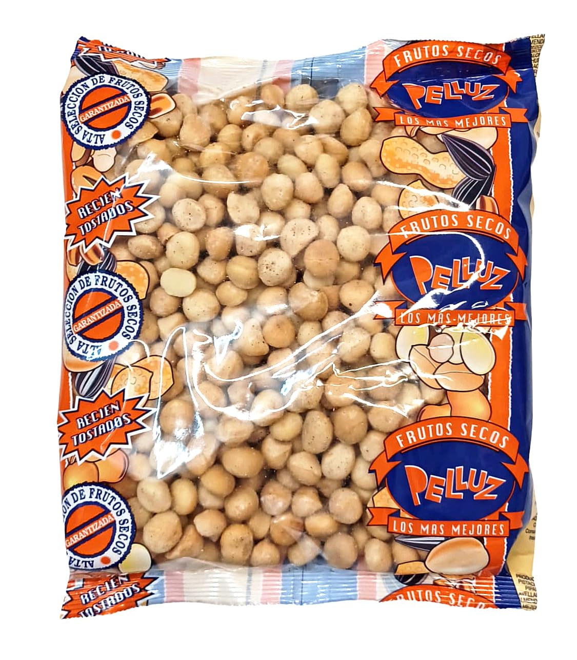 Macadamia tostada sin sal 1 Kg - Nuez de Macadamia de la marca Pelluz - ¡Delicioso y saludable snack de nueces!