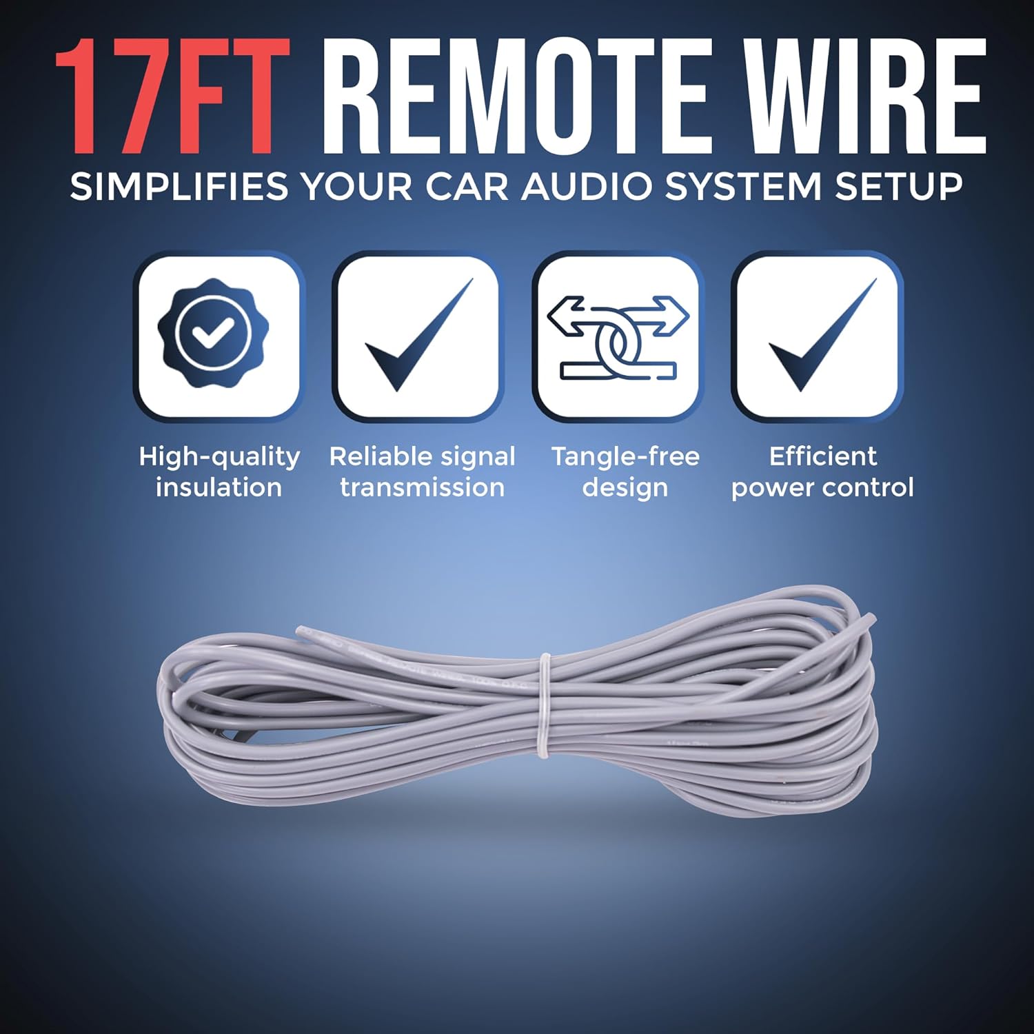 Elite Audio Pro-Economy Series Amplifier Wiring Kit - 5000 Watt Max Power, Tinned Copper Cables, 2-Channel RCA Cable, Mini-ANL Fuse Holder, Install Kit - PROECK-0 (4-Gauge)