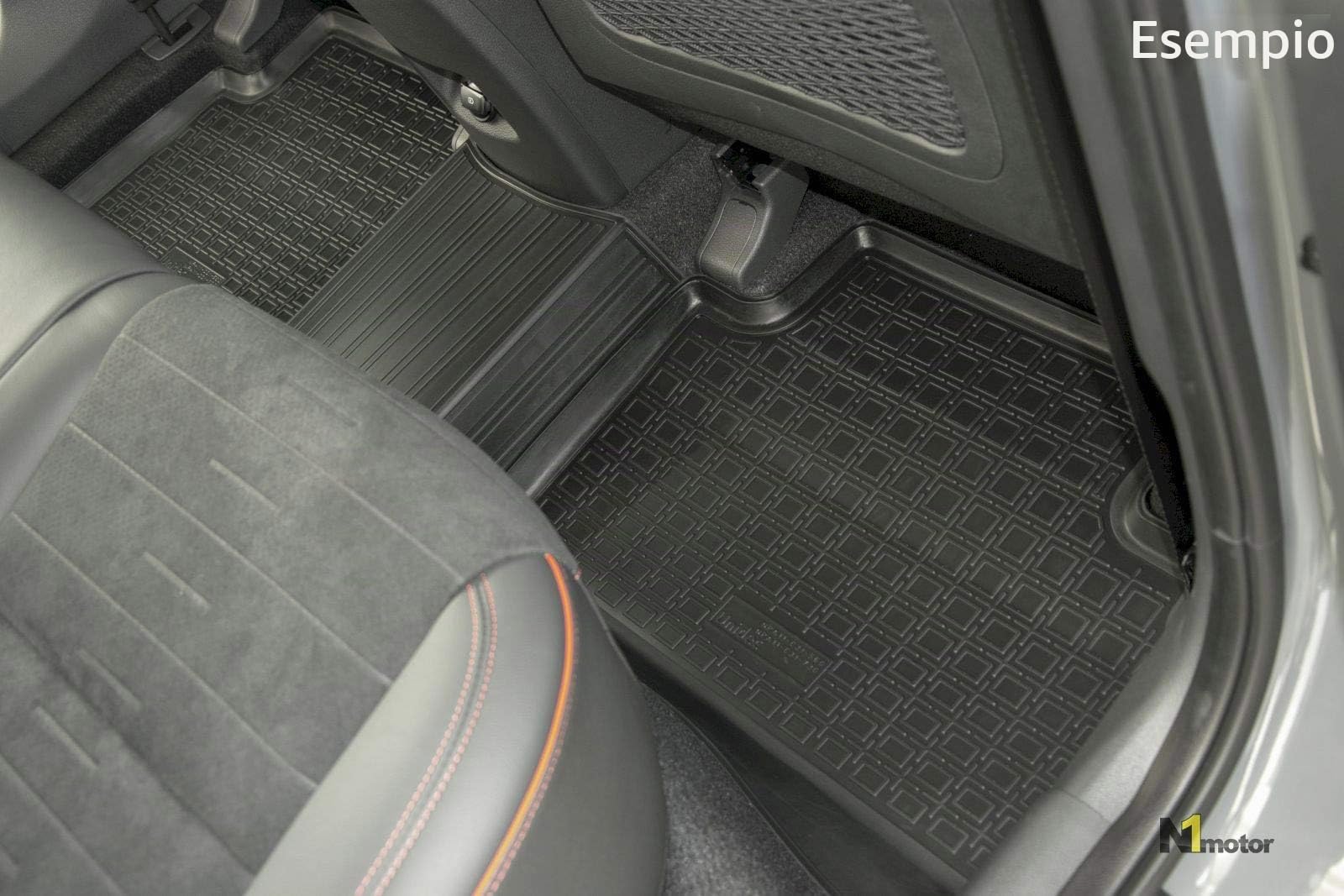 J&J AUTOMOTIVE | NORM 3D Tappeti Tappetini Auto In TPE Gomma Su Misura Per Cee'D/Pro Cee'D 2012-2018, Kit di 4 Pezzi, Inodore, Nero, Antiscivolo