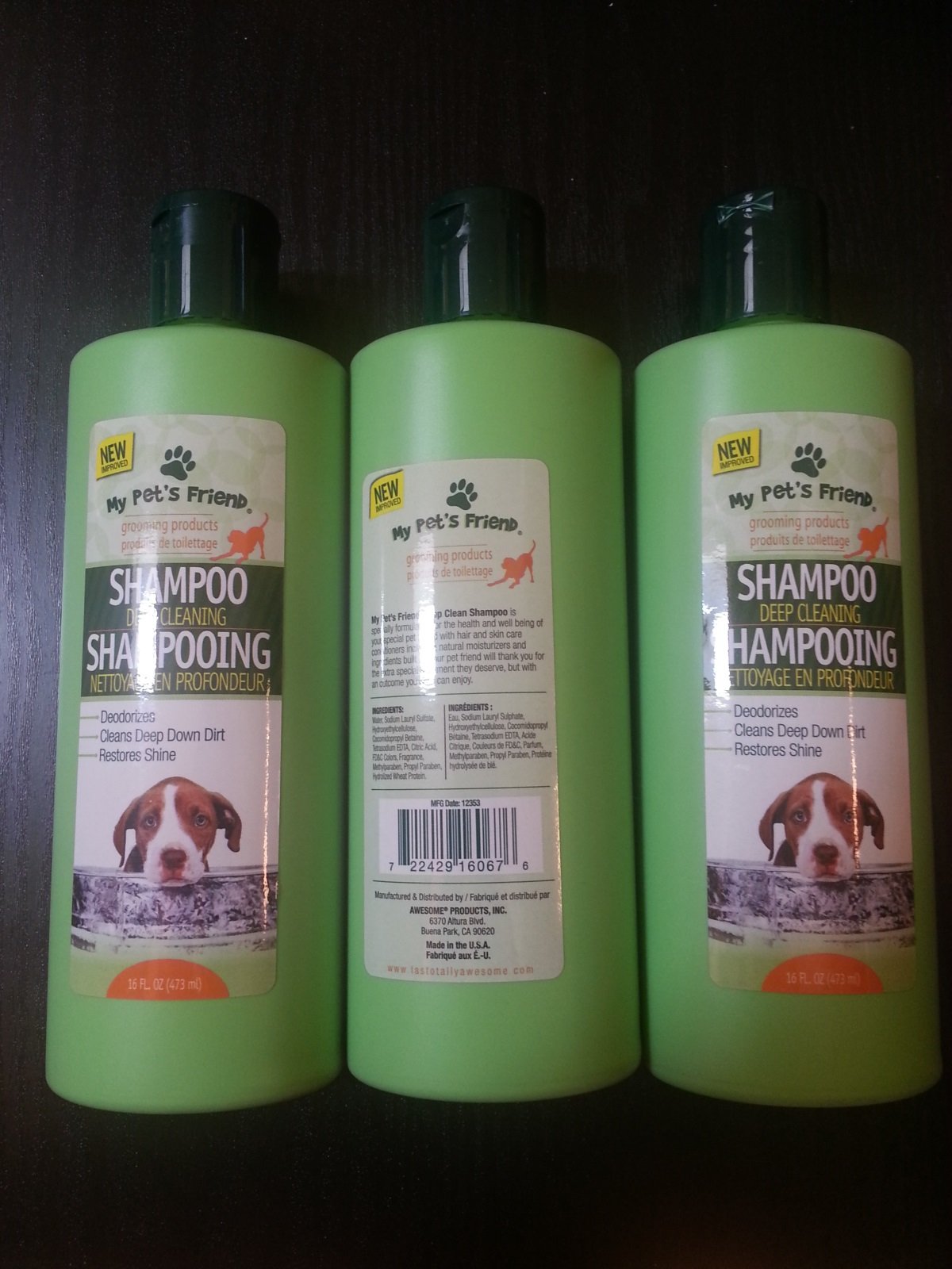 My Pet's Friend Deep Cleaning Shampoo 16oz - Pack of 3