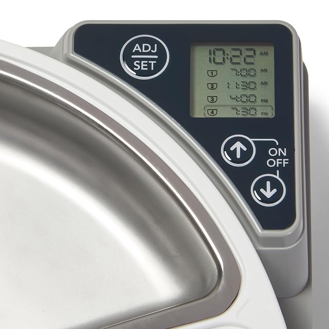 Foto 3 de 8 de Cat Mate - Comedero automático para Mascotas de 5 Comidas, 330 g por tazón