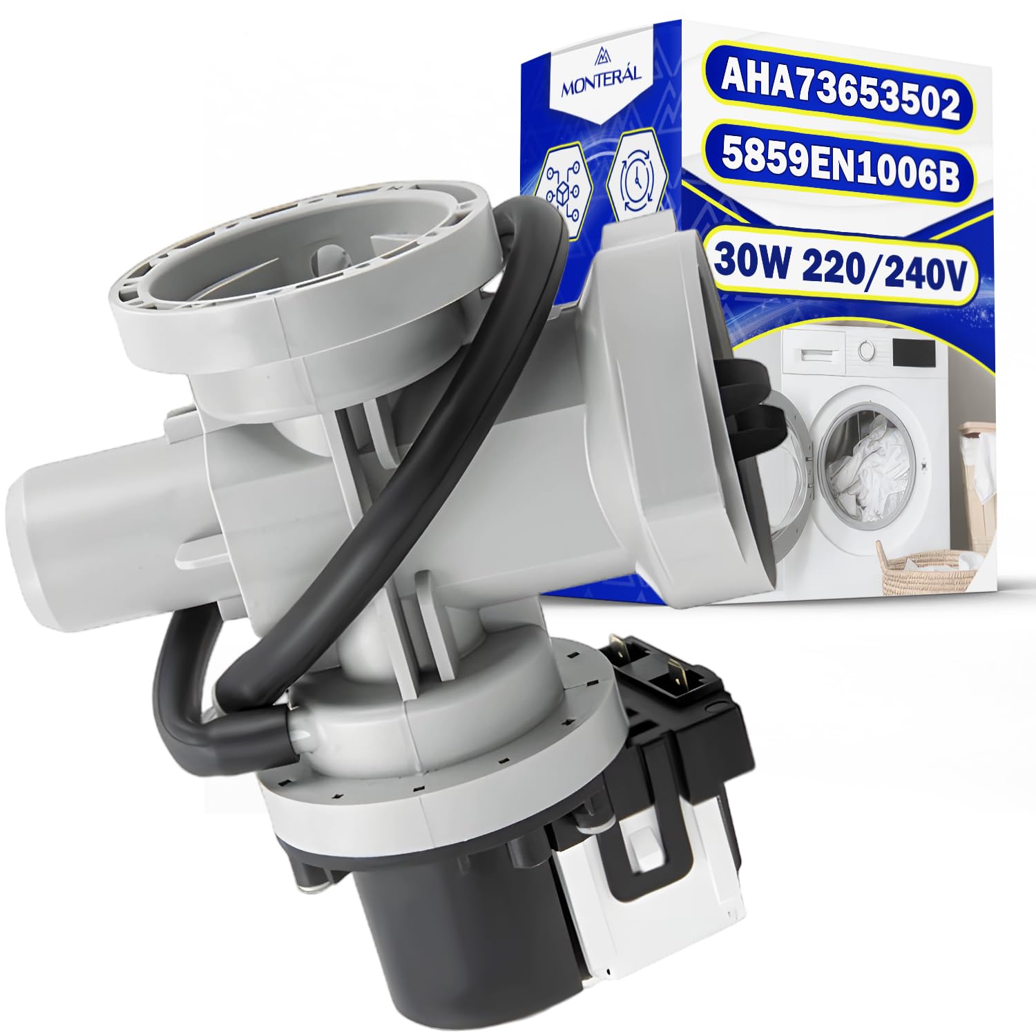 Bomba de Desagüe 30W para Lavadora EAU62263305 5859EN1006B para LG