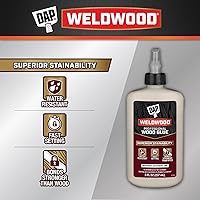 Vista 2 de DAP Weldwood - Pegamento profesional para madera, amarillo, 8 onzas (7079800480)