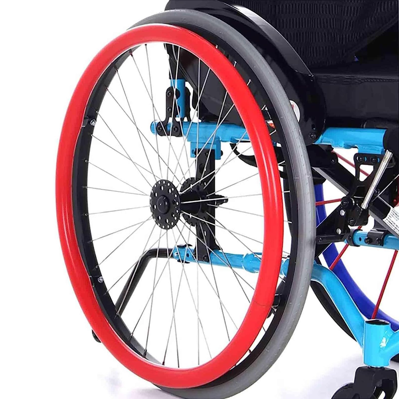 Silikon-Schutzhüllen für Rollstuhl-Handfelgen, verbessern Griffigkeit und Komfort, ideal für die tägliche Mobilitätshilfe
