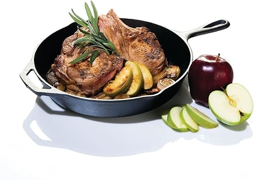 Miniatura 5 de Lodge Sartén de hierro fundido sazonado con tapa (12 pulgadas) - Juego de sartenes