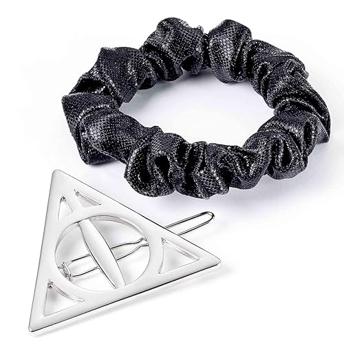 Juego de accesorios para el cabello de las Reliquias de la Muerte oficial de The Carat Shop de Harry Potter