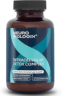 Neurobiologix Intracellular Detox Complex, NAC, Sulforaphane, Resveratrol, Turmeric & Green Tea Extract, Supports Cellular Detox Pathways, Antioxidant Activity & NRF2 Response, Vegetarian, 60 Capsules