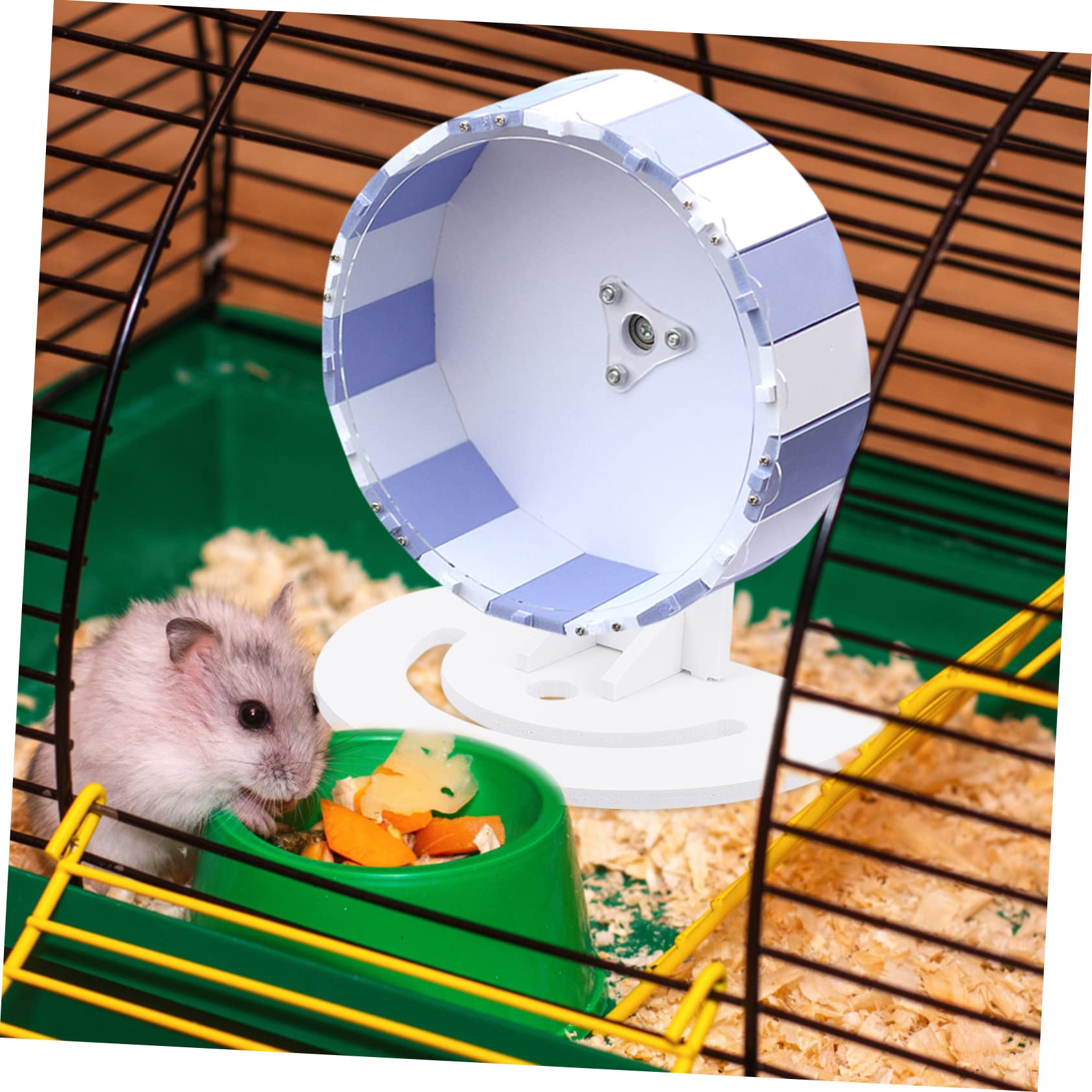 TOYANDONA 3Pcs Silent Hamster Wheel Stand for Hamsters Durable Pet Running Wheel Support Bracket Gerbil Use