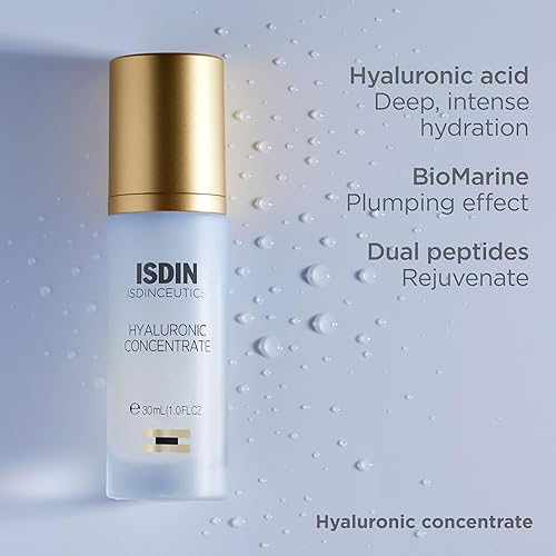 Miniatura 8 de ISDIN Isdinceutics - Concentrado hialurónico - Suero de hidratación profunda con ácido hialurónico y BioMarine 10fl oz