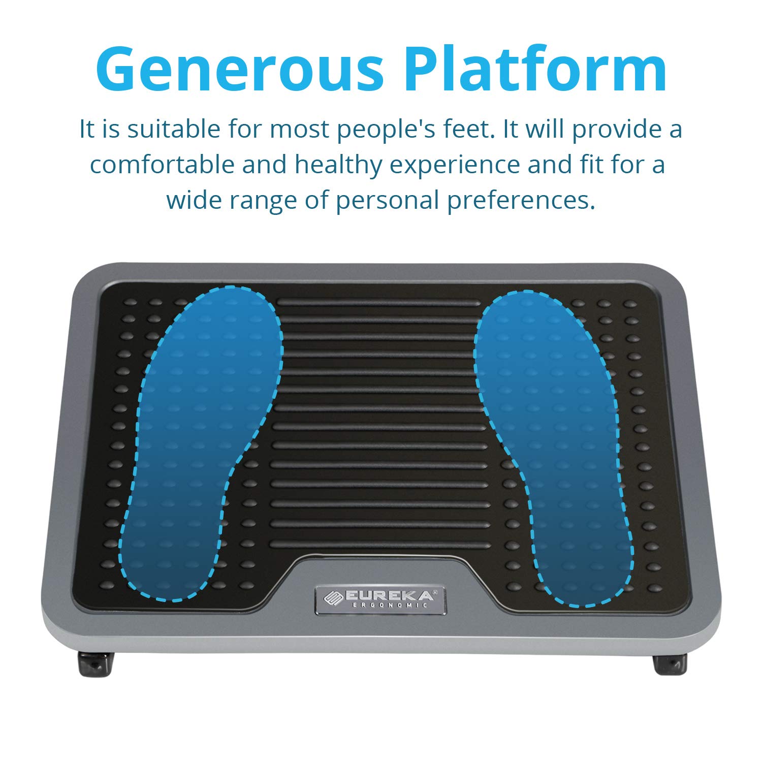 EUREKA ERGONOMIC Foot Rest Adjustable Tilting Footrest Home Office