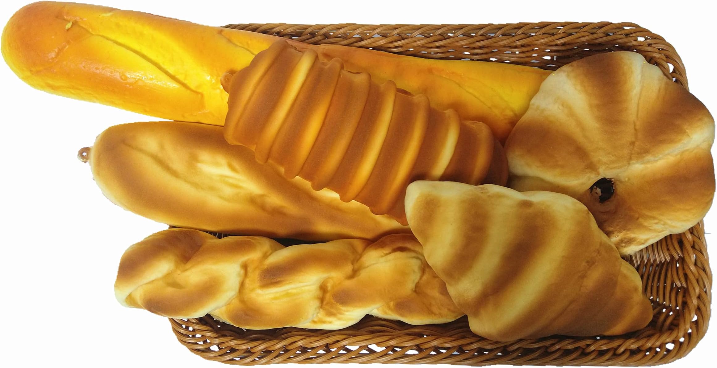 Set of 6 Pieces Fake Cake for Home Kitchen Decoration Photography Prop Artificial Bread