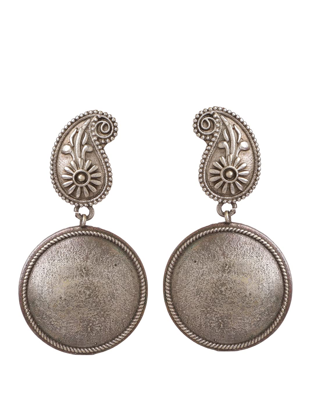 VENI Oxidized Handmade Boho Ambi Stud Earrings For Women And Girls (B0C2H3P9DF) Amazon Price History, Amazon Price Tracker