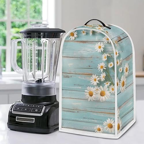 Vista 65 de Cubiertas de licuadora con diseño de poste de girasol, cubierta a prueba de polvo con asa, lavable para cocina, universal, para procesador de Cartel
