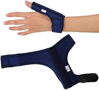 Thumb Stabilizer, Thumb Splint, Thumb Bandage Finger Splint Support for Men & Women, Breathable Stabilizer for Thumb and Wrist on the Right and Left Hand (M)