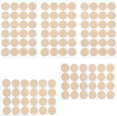 120PCS 0.88"/22mm Small Round Furniture Felt Pads Self Ad...