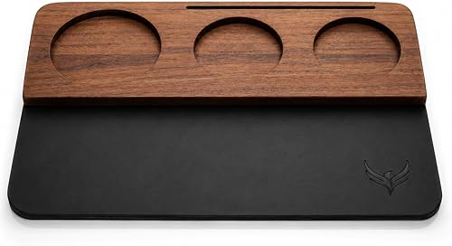 KNODOS 54mm Tamping Mat for Breville Espresso Machine Accessories Walnut