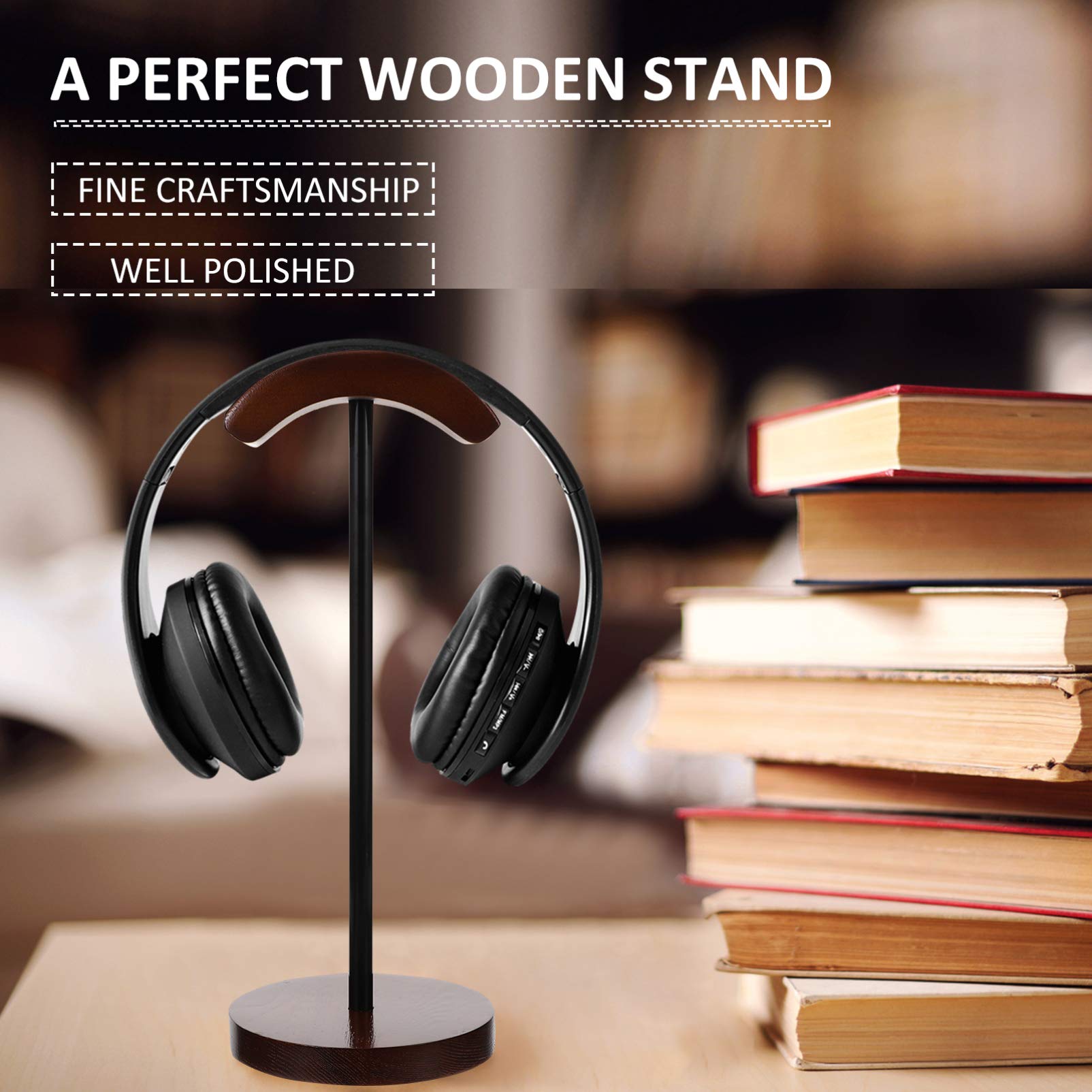 KOMBIUDA Soporte para Auriculares De Escritorio Soporte para Guardar Auriculares para Gamers y Oficinas