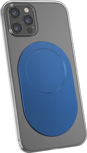 metisinno Base magnética para empuñaduras de teléfono PopSocket y fundas MagSafe para iPhone azul marino