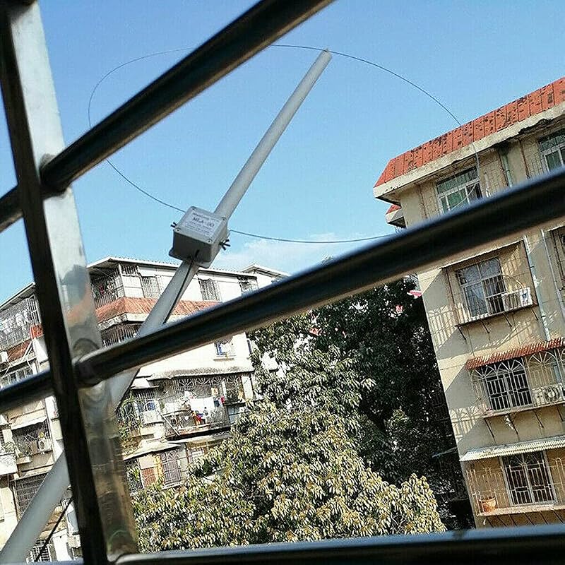 GutView MLA-30+ Hurokantenna 0,5-30MHz - Aktív Vevőantenna Rövidhullámú Rádióhoz, 60m Hatótávolság, Sötétzöld