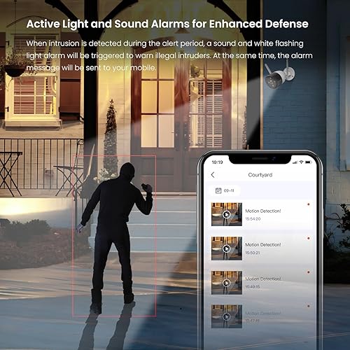 Miniatura 7 de Tenda Paquete de cámaras de seguridad para interiores y exteriores 2K