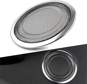 Cninba13 Auto Door Audio Speaker Cover Trim for BMW 3 series F30 F35 4 Series F32 F33 F36 All Years Silver Silver