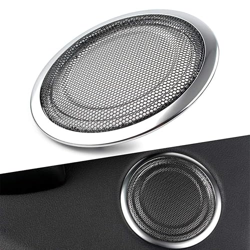 Vista 13 de GZYF Cubierta de altavoz de audio para puerta de automóvil para BMW Serie 3 F30 F35, 4 Series F32 F33 F36 todos los años, color negro