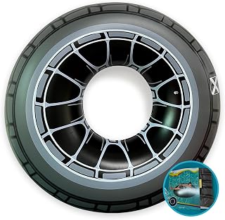 LEROCCI Swimming Pool Tyre Tube, Handy Life-Saving Swimming Tyres Underarm Floating River Tube Inflatable Tyre Inflatable Swimming Pool Tyre Balloon for Pool/Lake/Sea, Children Adults.