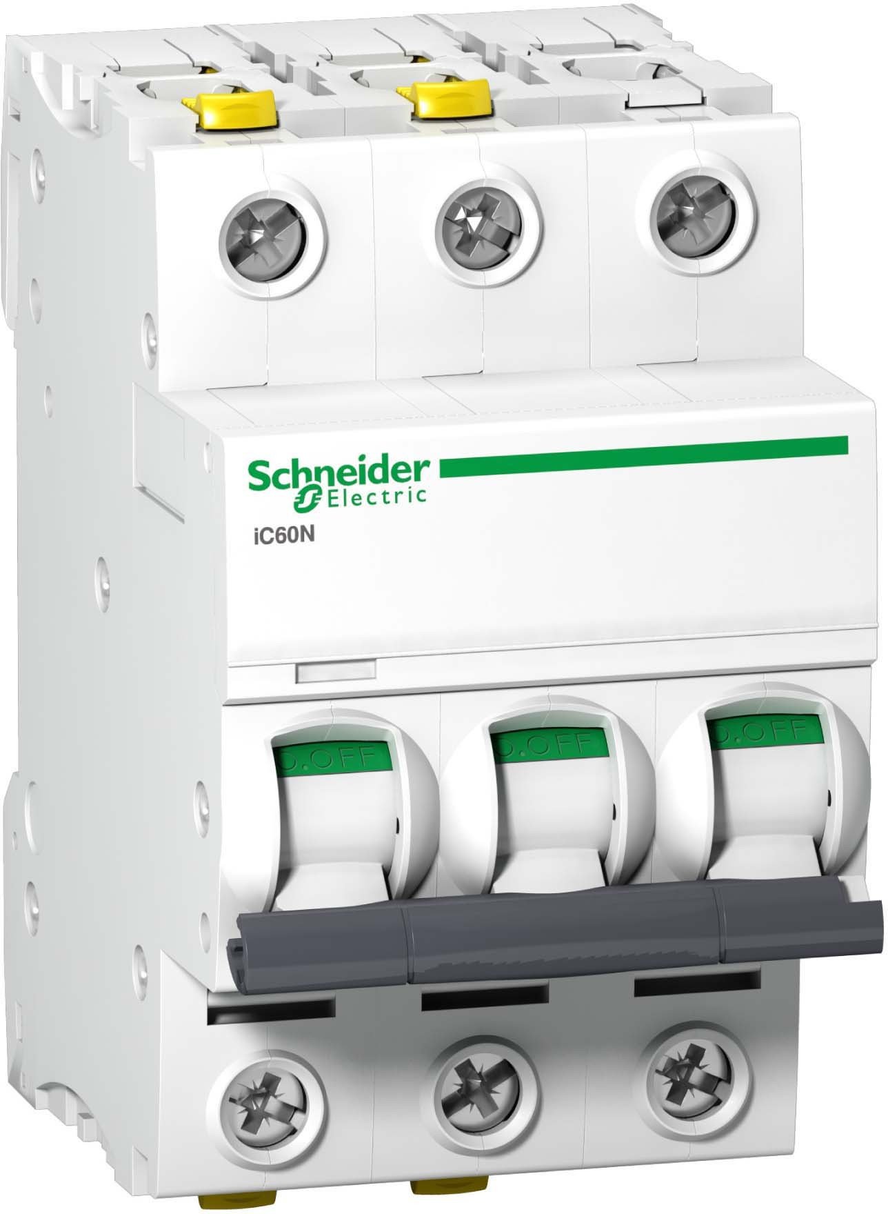 Schneider A9F05316 Circuit Breaker iC60N 3P 16A D Characteristics
