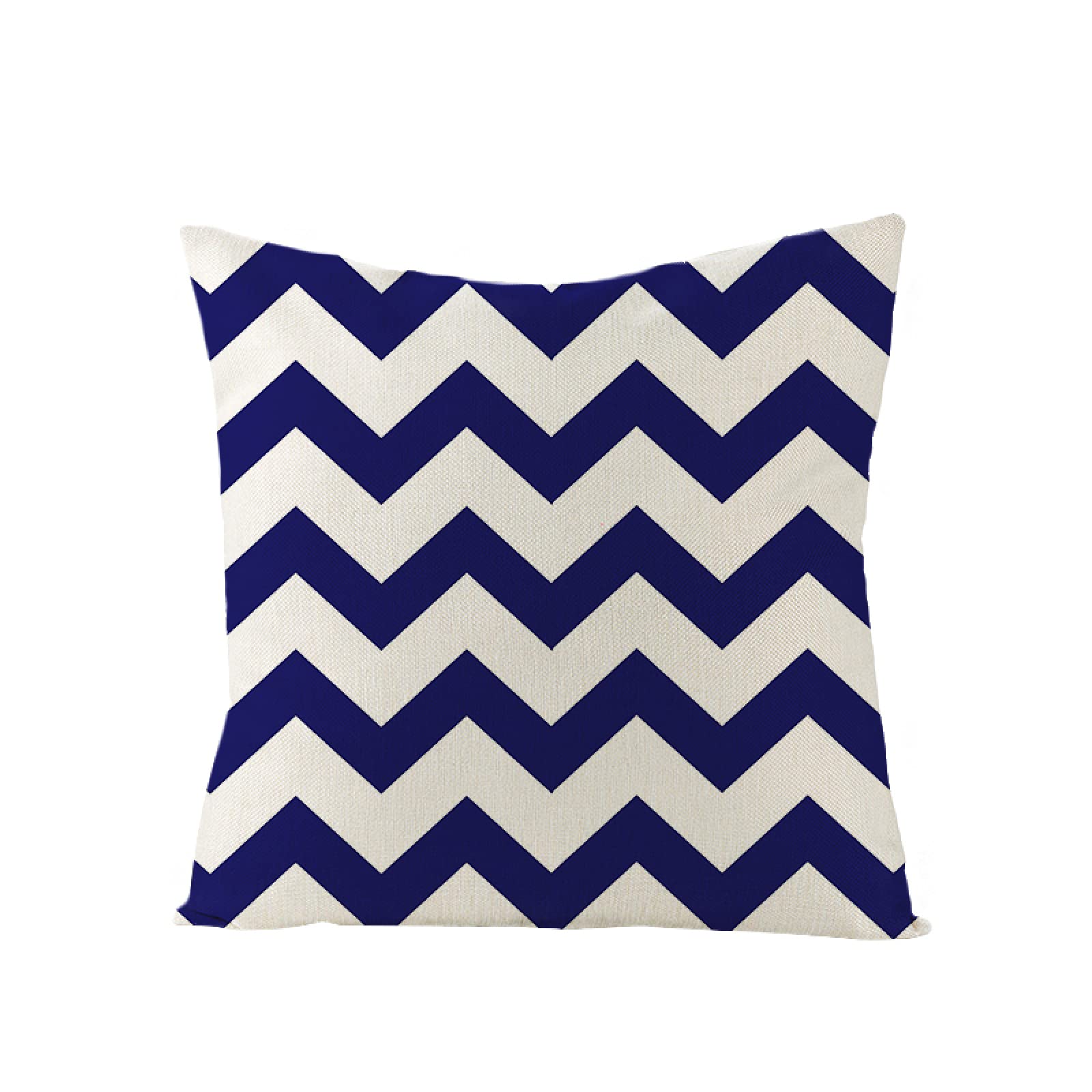 Sofa Fundas Cojines 60x60 Pack de 4 Cuadrado,Funda de Almohada Lino con Cremallera Invisible,Funda de Cojín Decoración para Hogar Sala Cama Jardín Silla Coche-geometría