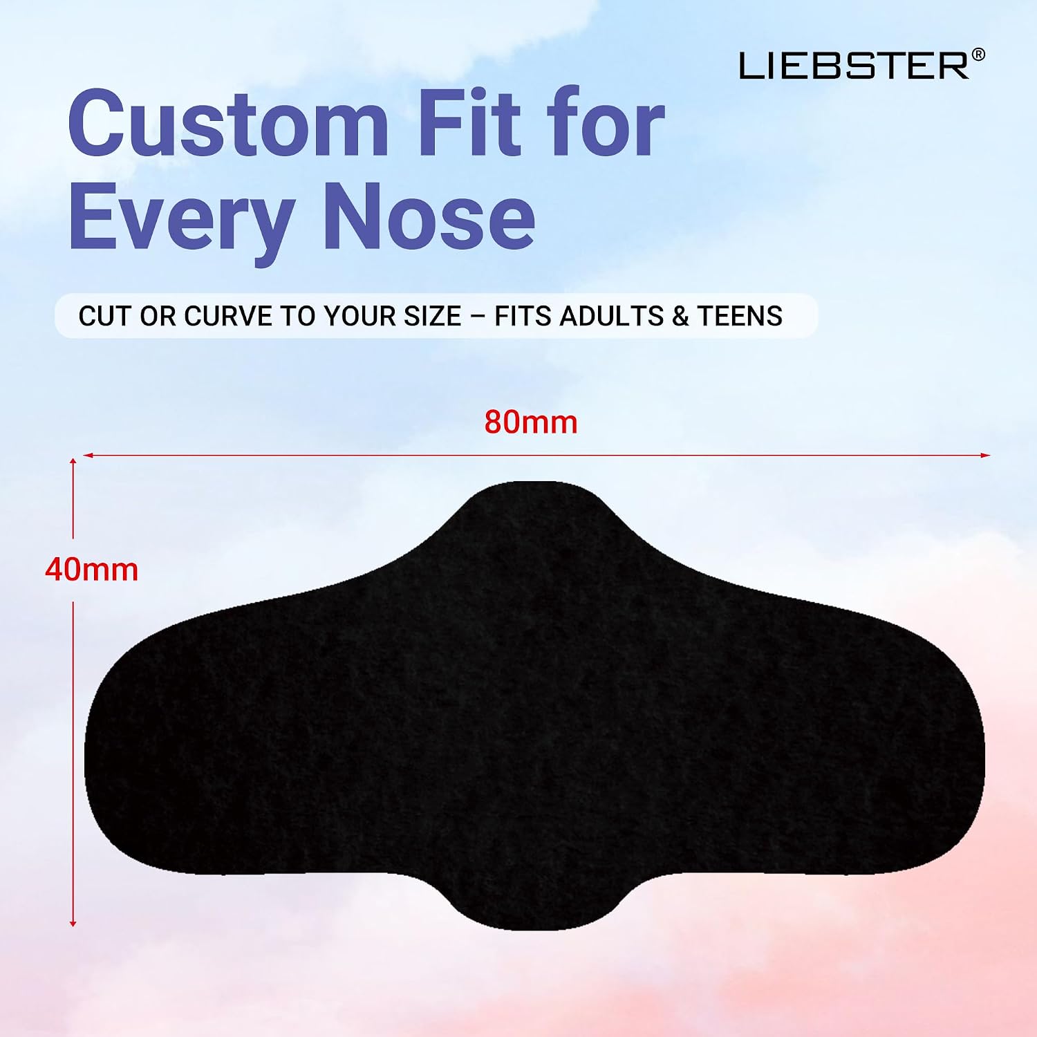 Nose Sun Protection Patches 8-Pack – Breathable Cotton, Secure Hold for Beach, Cycling & Outdoor Activities