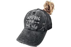 Camp Counselor Hat: Embroidered Trucker Hat for Camping Lovers