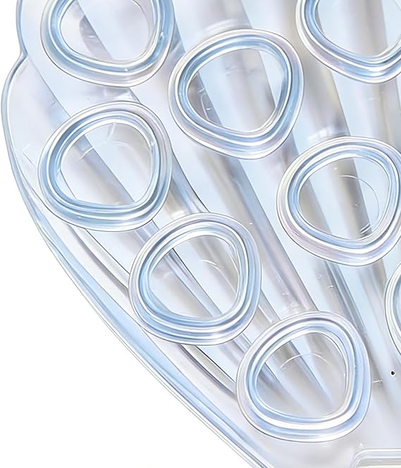 Transparent Trinket Keeper, Sectioned Display Organizer Tray, Secure Closure with Jewelry Case, Crystal Acrylic Desktop Storage Container, Vanity Box, Home Accent for Apartment Dorm