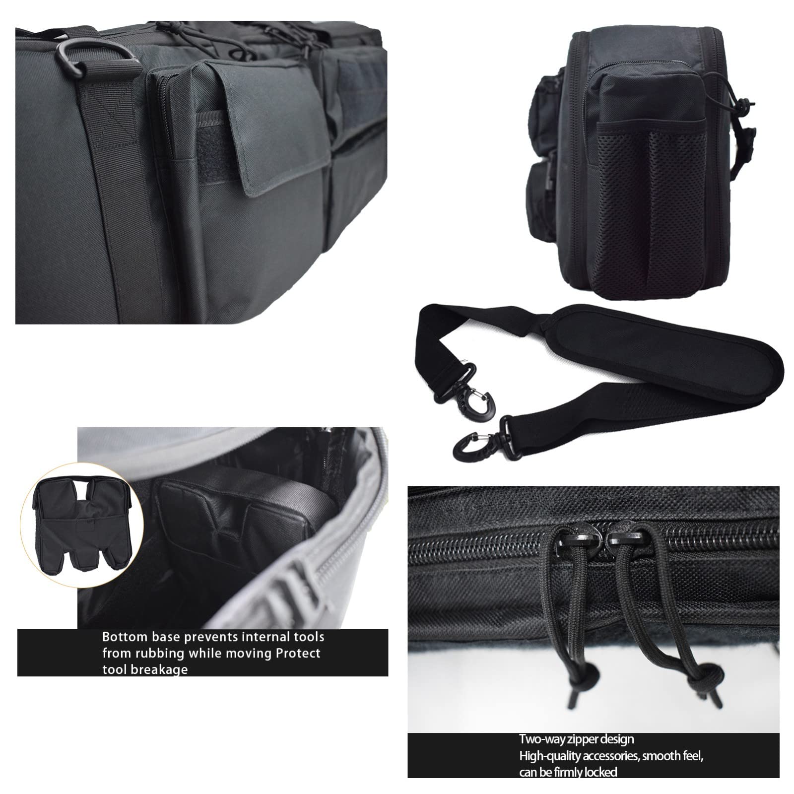 Borsa a Doppio Fucile,Fucile Custodia per Trasporto, Custodia Porta Fucili Fodero, Custodie per Carabine, Borsa Tattica per Pistola Lunga per Riporre Carabine Fucili,100cm/39inch