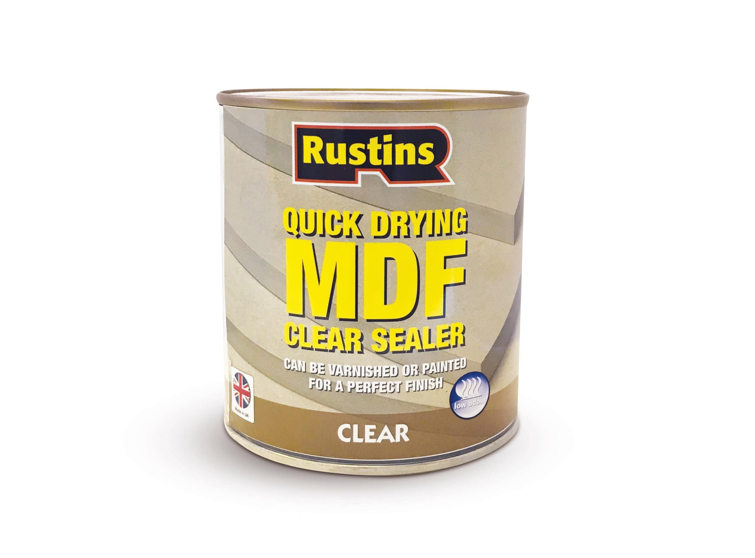 Rustins MDF-Versiegelung, schnell trocknend, Profi-Dichtstoff für schnelle Ergebnisse, 250 ml