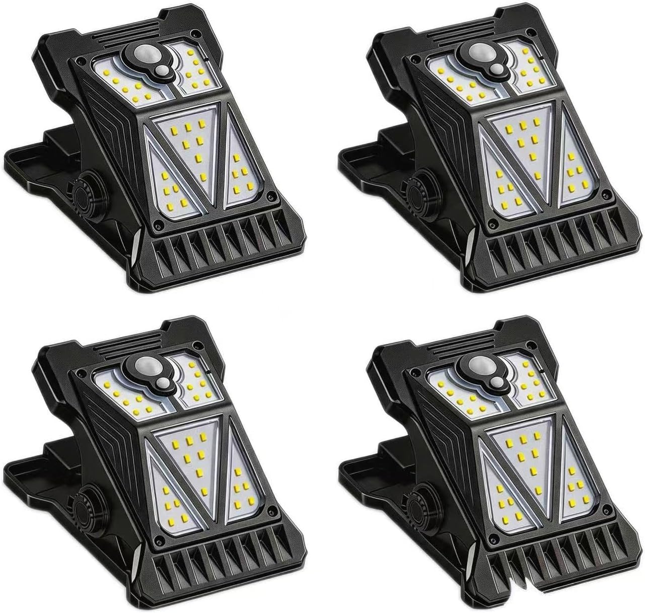 8PCS Solar Clip Light with Motion Sensor, 2026 New Portable Outdoor LED Light for Camping, Adjustable Clip On LED Light for Garden, Multifunctional Clip Lamp for Garage, Emergency LED Light for Home
