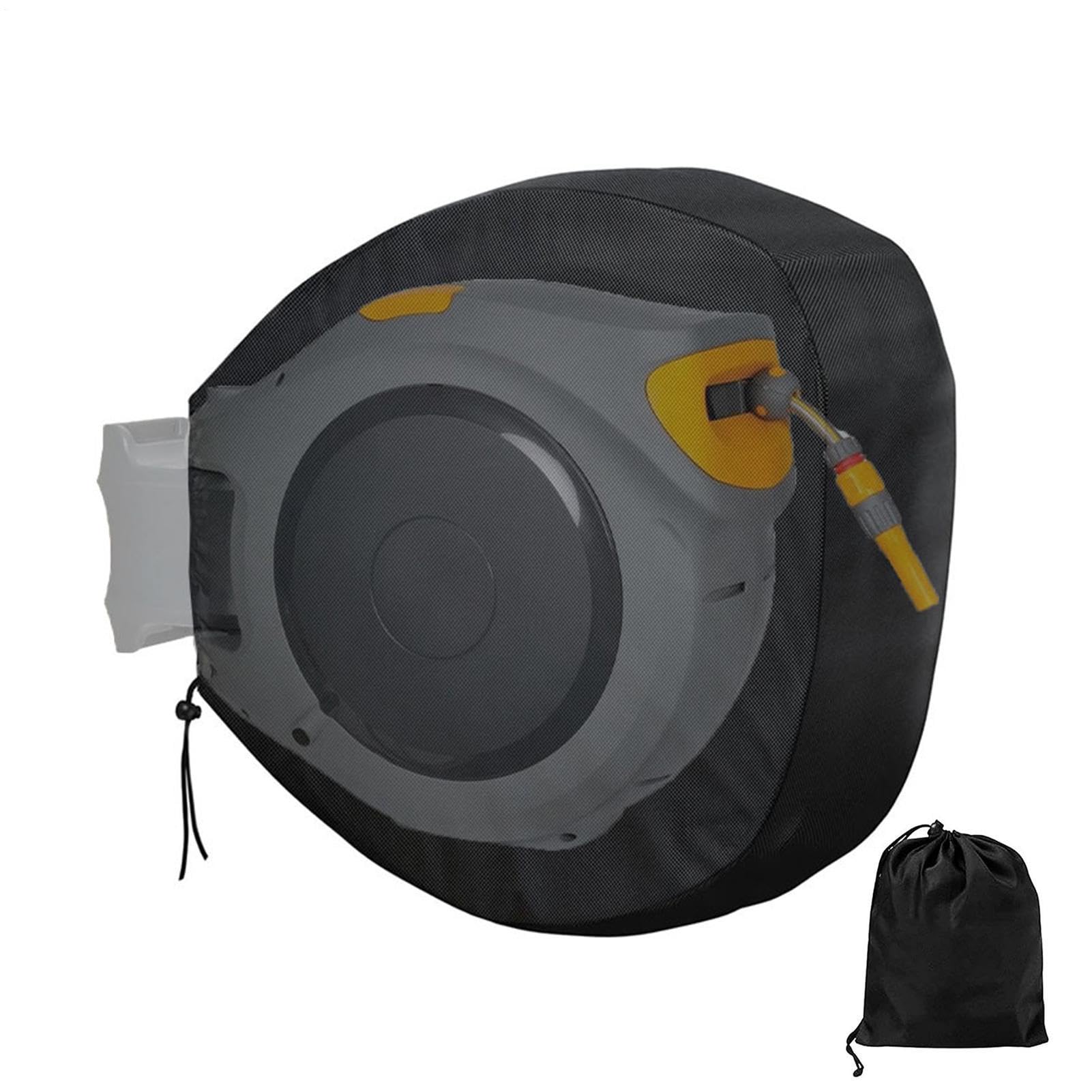 Insulated Hose Cover – 420D Heavy Duty Waterproof Fabric, UV Resistant Anti-Fading Protection, Outdoor Retractable Water Hose Reel Protector | Winter Hoses Bib and Garden Hoses Storage Shield