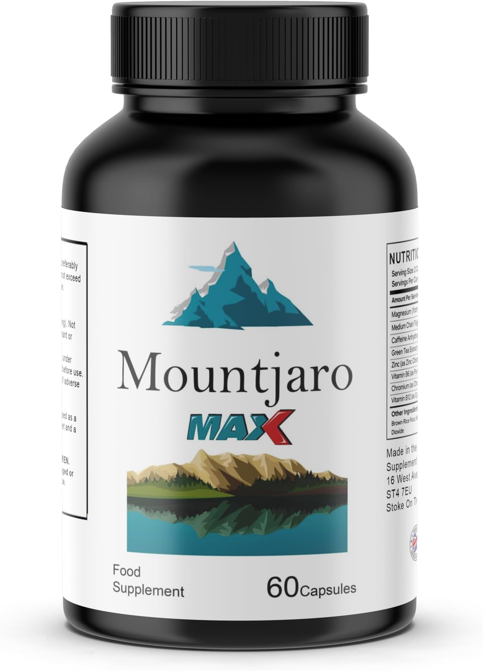 Mountjaro Max- / Weight Management Capsules - Natural Ingredients - 60 Capsules/Supplement Heaven