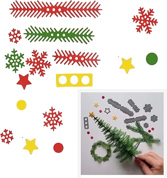 New Christmas Tree DIY Metal Cutting Dies Stencils for Scrapbooking Embossing Folder Photo Album Decor Paper Card Making DIYGift